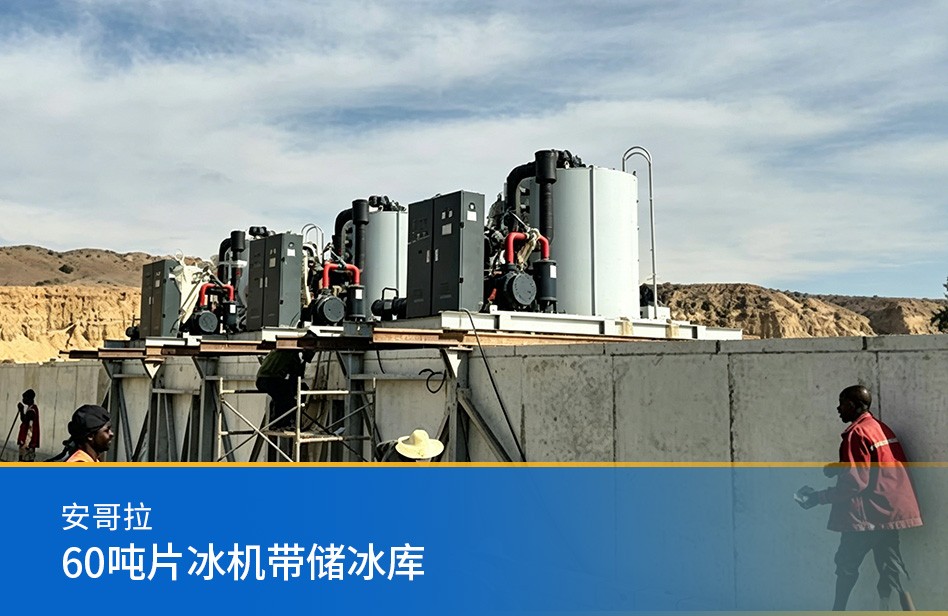 安哥拉-60 噸片冰機(jī)帶儲(chǔ)冰庫(kù)